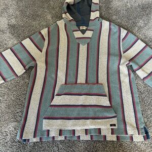 Almost brand new Faherty poncho style hoodie, like new, originally $225
